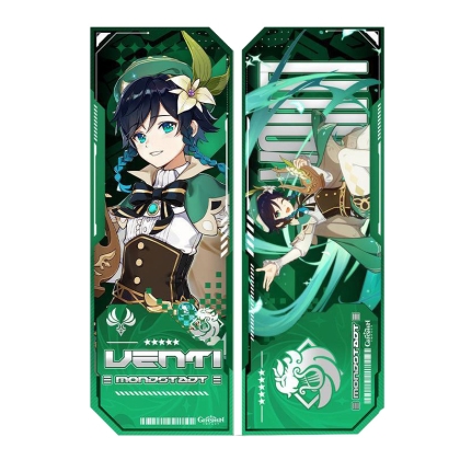 Genshin Impact Mondstadt Двустранен Книгоразделител - Venti
