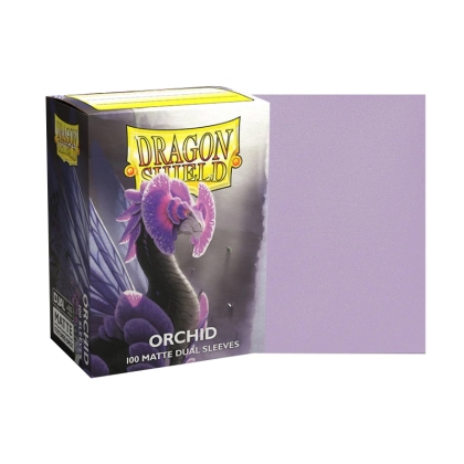 Dragon Shield Големи Протектори за карти 100 броя Dual матирани - Orchid 'Emme' 