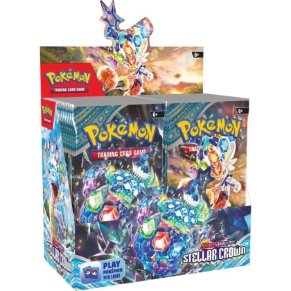 PRE-ORDER: Pokemon TCG Scarlet & Violet 7 Stellar Crown Бустер Kутия - 36 Бустера