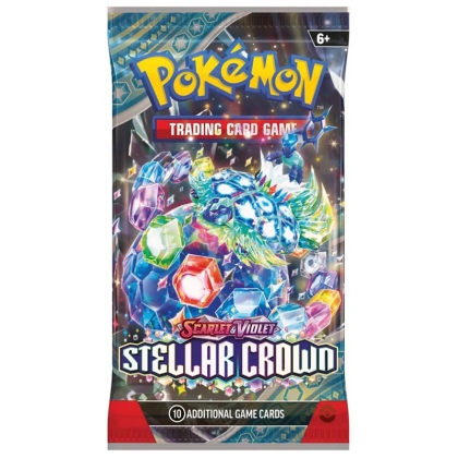 PRE-ORDER: Pokemon TCG Scarlet & Violet 7 Stellar Crown - Бустер Пакет