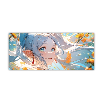 Frieren: Beyond Journey's End Подложка за игра/Mouse pad - Frieren & Flowers 