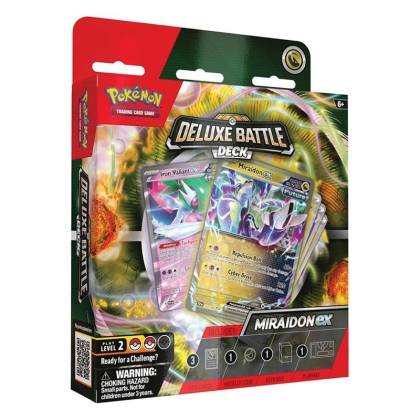 Pokemon TCG - Miraidon & Iron Valiant EX Deluxe Battle Тесте