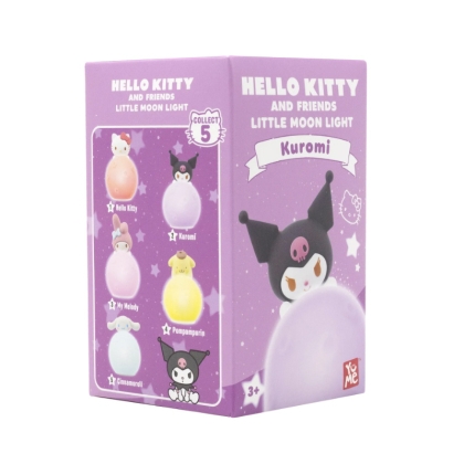 Sanrio Little Moon Light Series Mini Figures Hello Kitty and Friends 8 cm - Kuromi