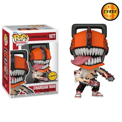 Chainsaw Man Funko POP! Колекционерска Фигурка - Chainsaw Denji CHASE Limited Edition #1677