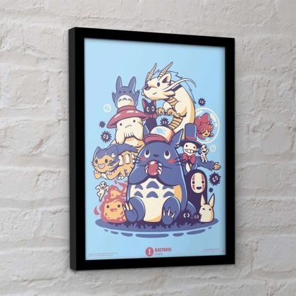 Ilustrata Collector Принт с рамка - Creatures Spirits and Friends