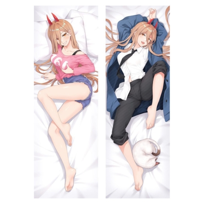 Chainsaw Man: Двулицева Възглавница Dakimakura - Power