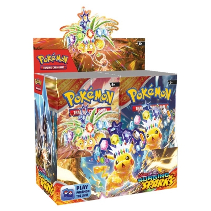 Pokemon TCG Scarlet & Violet 8 Surging Sparks Бустер Kутия - 36 Бустера