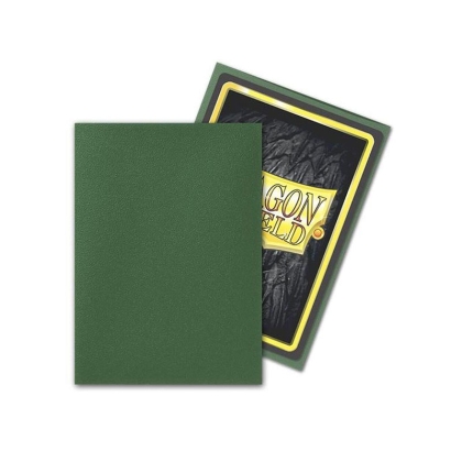 Dragon Shield Малки Протектори за карти 60 броя Dual Матирани - Forest Green