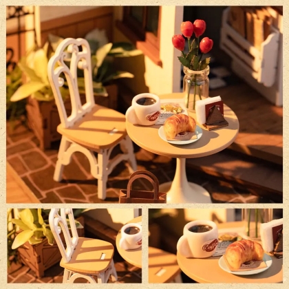 Robotime DIY Модел за Сглобяване - No.17 Café