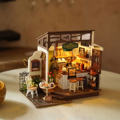Robotime DIY Модел за Сглобяване - No.17 Café