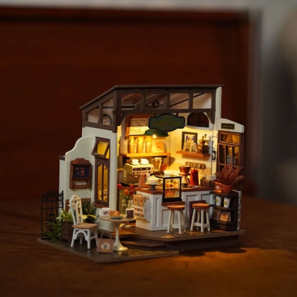 Robotime DIY Модел за Сглобяване - No.17 Café
