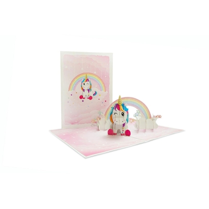 Kiriori POP 3D Greeting Card - Unicorn