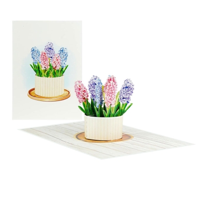 Kiriori POP 3D Поздравителна Картичка - Зюмбюл