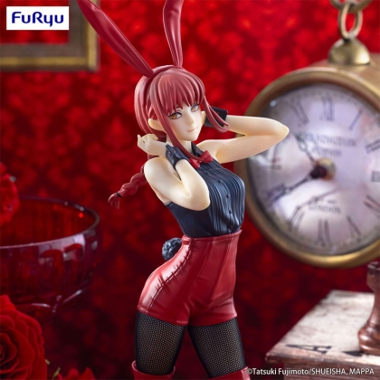 PRE-ORDER: Chainsaw Man BiCute Bunnies PVC Statue Makima Red Color Ver. 30 cm