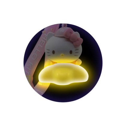 Sanrio Light-Up Star Series Keychain with Hand Strap Hello Kitty and Friends - My Melody