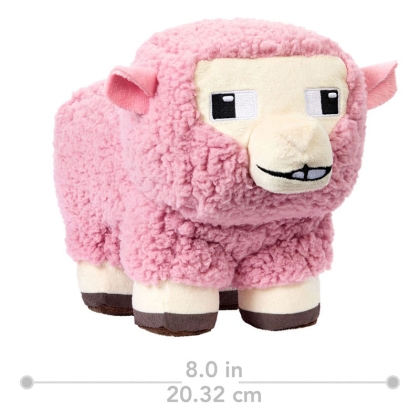 A Minecraft Movie - Плюшенa Играчкa - Pink Sheep 20cm