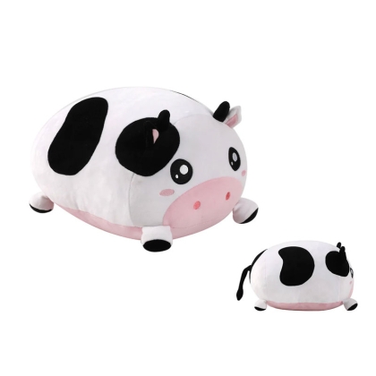 Jumbo Size Plush Toy Cushion - Cow 70cm