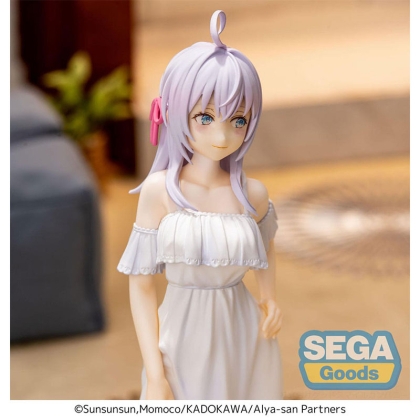 Close-up of Alya’s face from Luminasta figure
