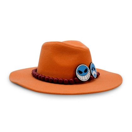 Portgas D Ace replica hat displayed