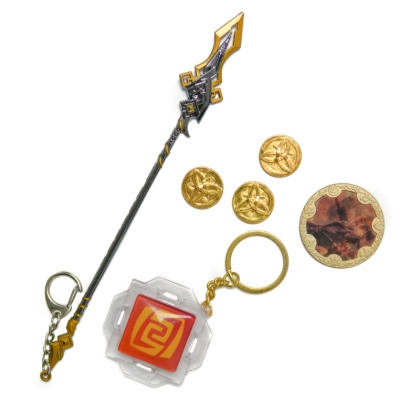 Genshin Impact Комплект Аксесоари - Zhongli's Weapon - Vortex Vanquisher