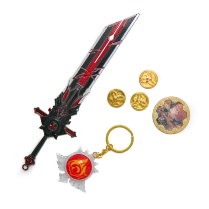 Genshin Impact Комплект Аксесоари - Diluc's Weapon - Wolf's Gravestone
