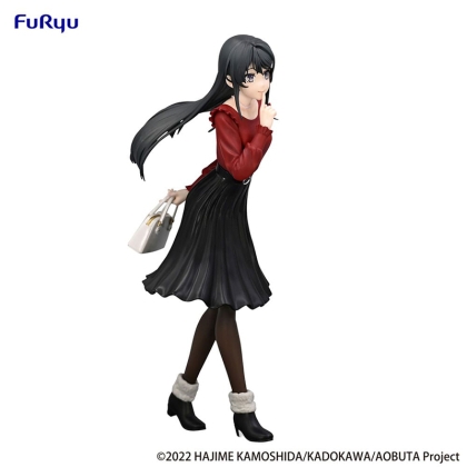 Rascal Does Not Dream of Bunny Girl Senpai Trio-Try-iT Колекционерска Фигурка - Mai Sakurajima Winter Outfit Ver. 