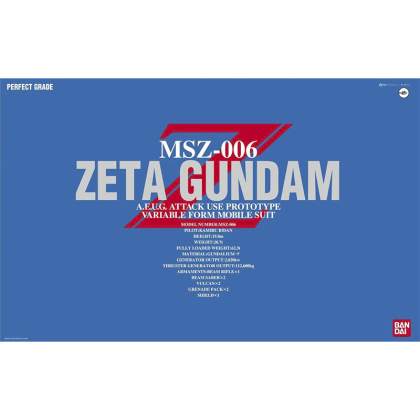 (PG) Gundam Model Kit - Gundam Z 1/60