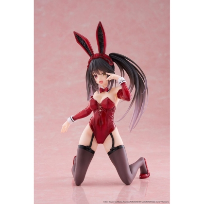 Date A Live V PVC Statue Desktop - Cute Figure Kurumi Tokisaki Bunny Ver. 13 cm
