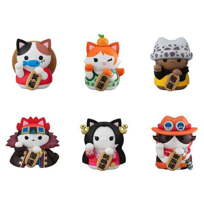 One Piece Mega Cat Project Фигурка Късметче - NyanPieceNyan! Beckoning cat Lucky Cat Pirates