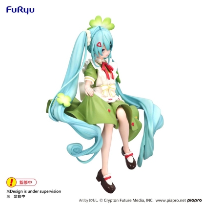 Hatsune Miku Noodle Stopper PVC Statue - Flower Fairy Clover 15 cm