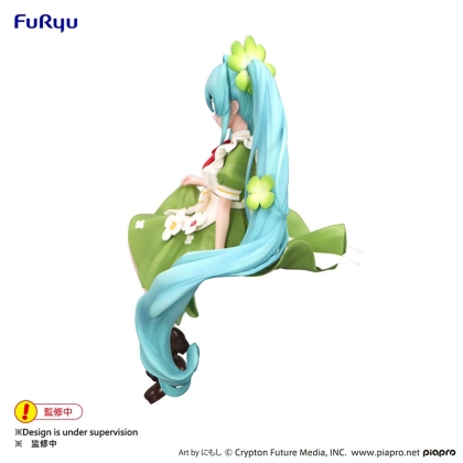 Hatsune Miku Noodle Stopper PVC Statue - Flower Fairy Clover 15 cm