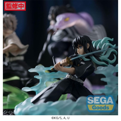 Demon Slayer: Kimetsu no Yaiba Xross Link Anime PVC Statue Muichiro Tokito Hashira Training Arc 11 cm