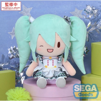 Hatsune Miku: Colorful Stage! Fuwa Petit Плюшена играчка - Stage Sekai Miku L 