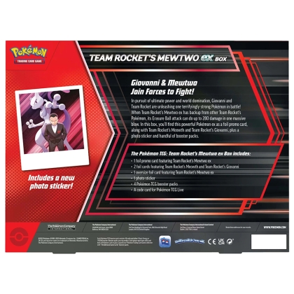 Pokemon TCG - Team Rocket's Mewtwo ex Box