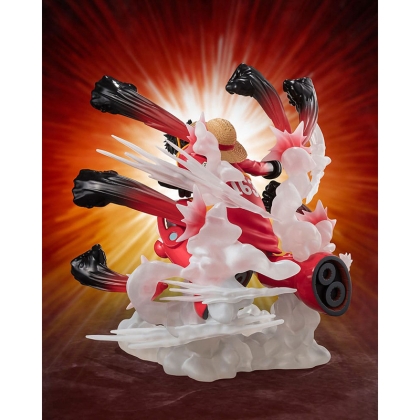 One Piece Figuarts ZERO Extra Battle Колекционерска Фигурка - Monkey D. Luffy -Gum Gum Hawk Gatling-