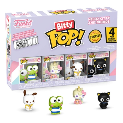 Hello Kitty and Friends  Bitty POP! Mystery Box Комплект Фигурки + Chase - Keroppi, Hello Kitty, Pochacco