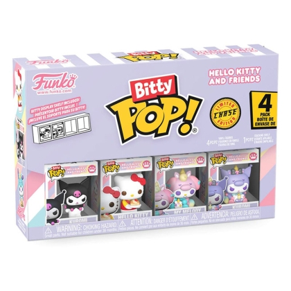 Hello Kitty and Friends  Bitty POP! Mystery Box Комплект Фигурки + Chase - Kuromi, Hello Kitty, My Melody