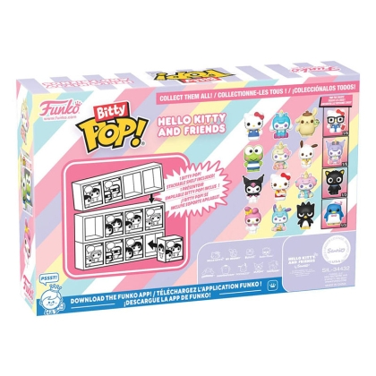 Hello Kitty and Friends Bitty POP! Mystery Box Комплект Фигурки + Chase - My Melody, Pochacco, Badtz-Maru