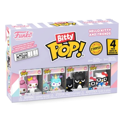 Hello Kitty and Friends Bitty POP! Mystery Box Комплект Фигурки + Chase - My Melody, Pochacco, Badtz-Maru