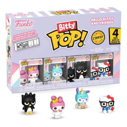 Hello Kitty and Friends Bitty POP! Mystery Box Комплект Фигурки + Chase - My Melody, Pochacco, Badtz-Maru