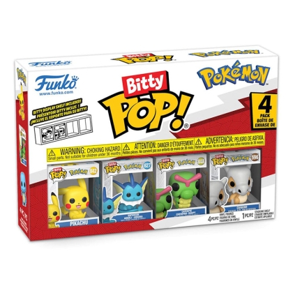 Pokemon Bitty POP! Mystery Box Комплект Фигурки - Pikachu, Squirtle, Charmander, Cubone