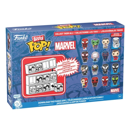 Spider-Man Bitty POP! Mystery Box Комплект Фигурки + Chase - Venom, Anti-Venom, She-Venom