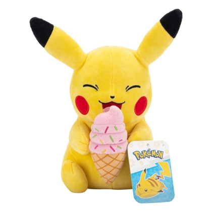 PRE-ORDER: Pokémon Плюшена играчка - Pikachu with Ice Cream 