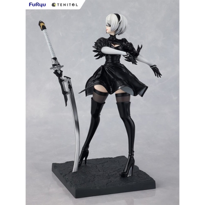 NieR:Automata Tenitol PVC Statue - 2B Ver1.1a 22 cm