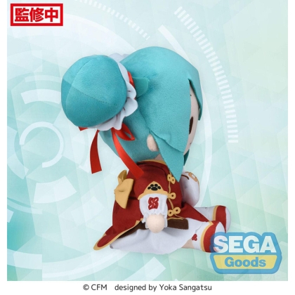 PRE-ORDER: Character Vocal Series 01: Hatsune Miku Fuwa Petit Plush Figure - Hatsune Miku Going Out Series Chinatown Ver. M 22 cm