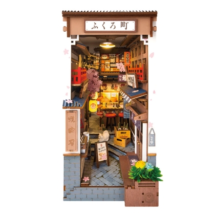 Robotime DIY Модел за Сглобяване - Sakura Wine Alley