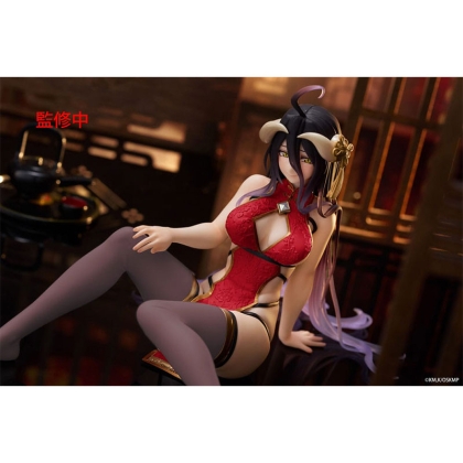 PRE-ORDER: Overlord PVC Statue Desktop Cute Figure Albedo Chinese Dress Ver. Renewal 13 cm