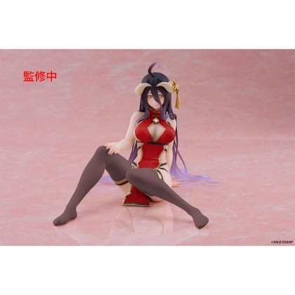 PRE-ORDER: Overlord PVC Statue Desktop Cute Figure Albedo Chinese Dress Ver. Renewal 13 cm