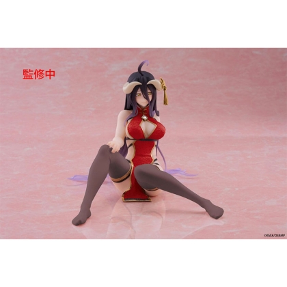 PRE-ORDER: Overlord PVC Statue Desktop Cute Figure Albedo Chinese Dress Ver. Renewal 13 cm