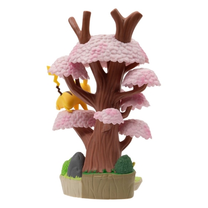 Pokémon Environment Комплект Фигурки - Spring Forest & Caterpie & Pikachu